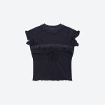 Hook-n-eye Drawstring Top